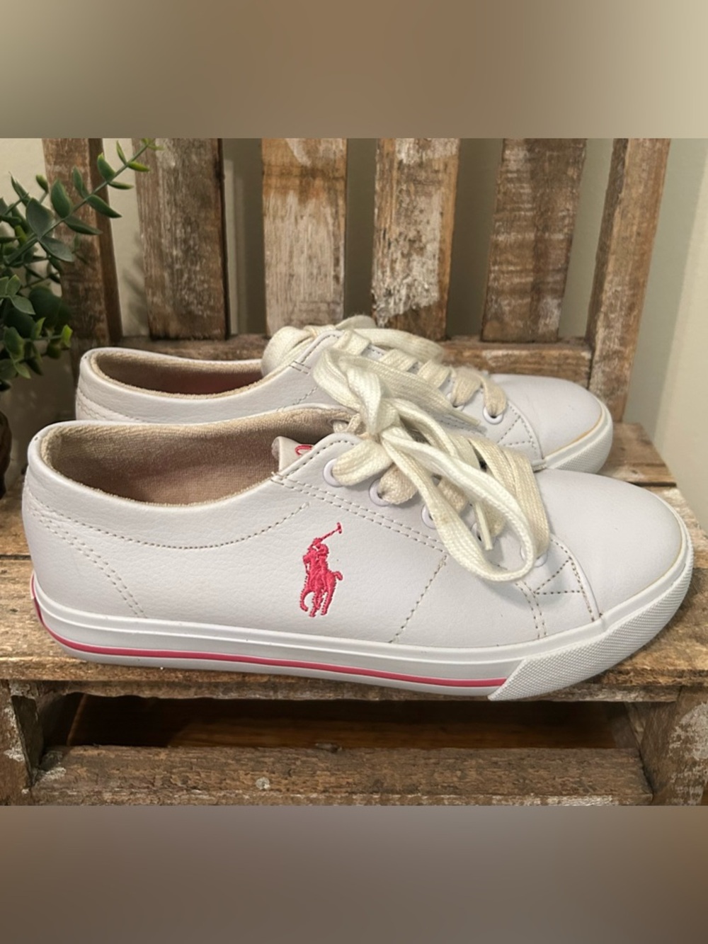 Polo Ralph Lauren Kids Scholar Sneaker Size 2